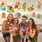 30 Pieces Hawaiian Luau Birthday Party Hanging Swirl Decorations, Flower Tropical Palm Flamingo Sign Foil Ceiling Decor